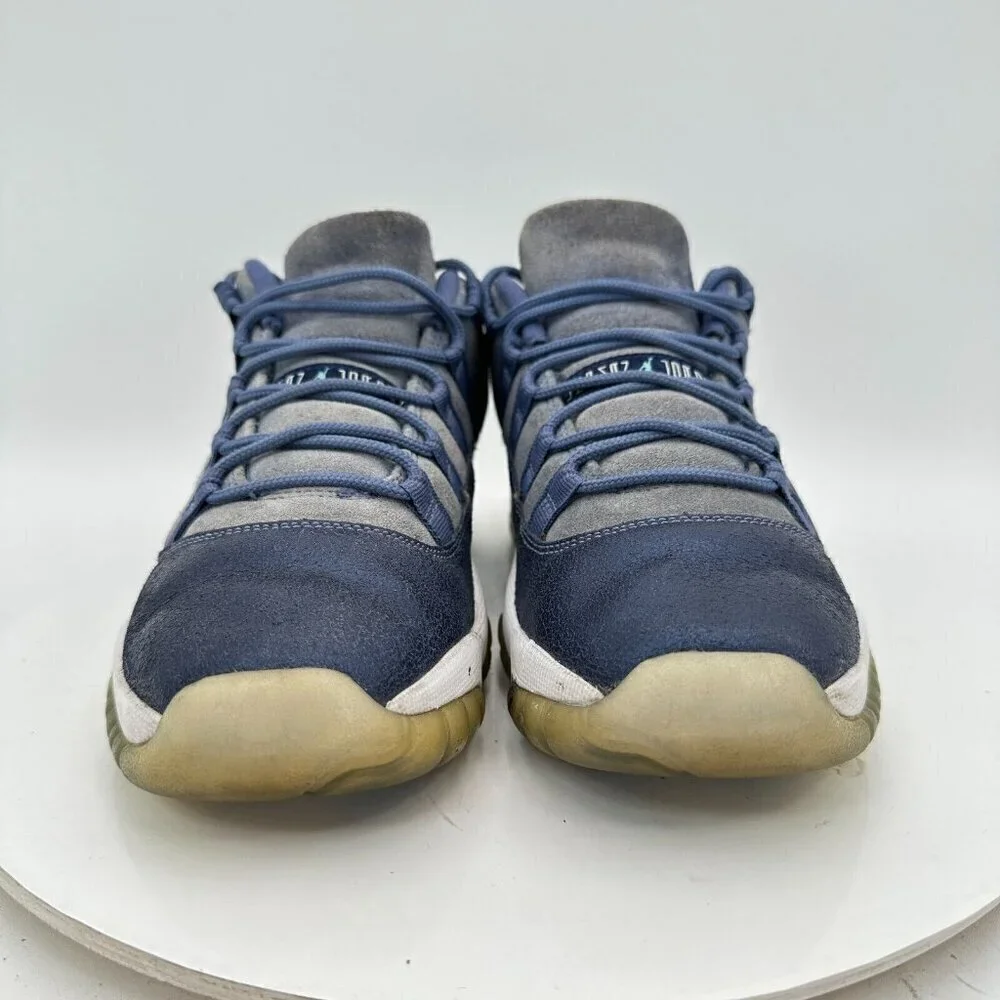Nike Air Jordan 11 Retro Low Youth Size 6Y Women 7.5 580521-408 Blue Moon Shoes